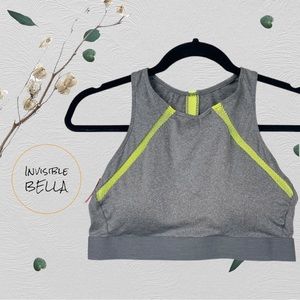 NEW SO Intimates Grey Racerback Sports Bra Sz Large